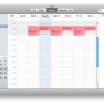 synched to iCal